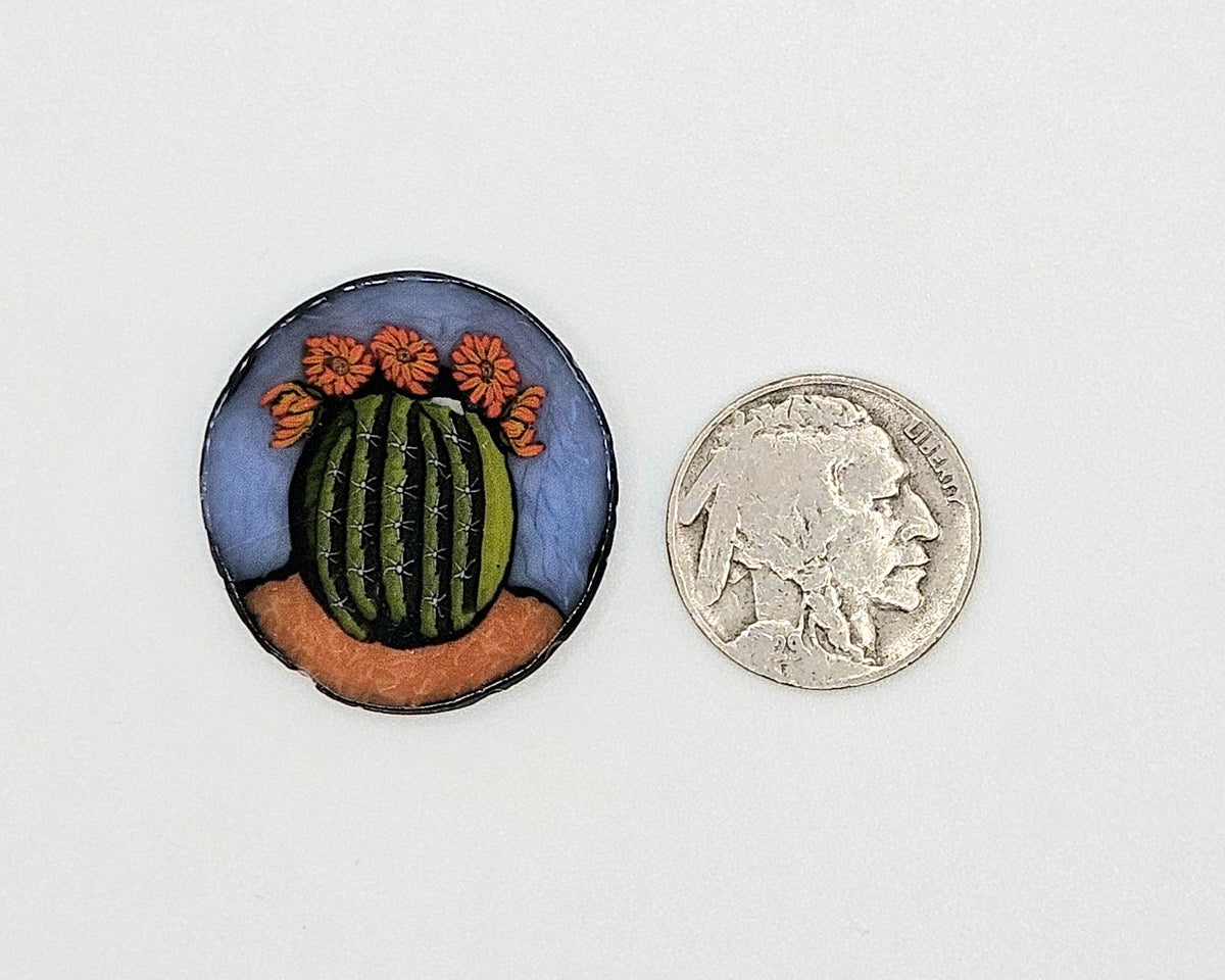 Cactus Murrine with Sky Background