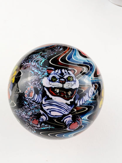 Cheshire cat marble