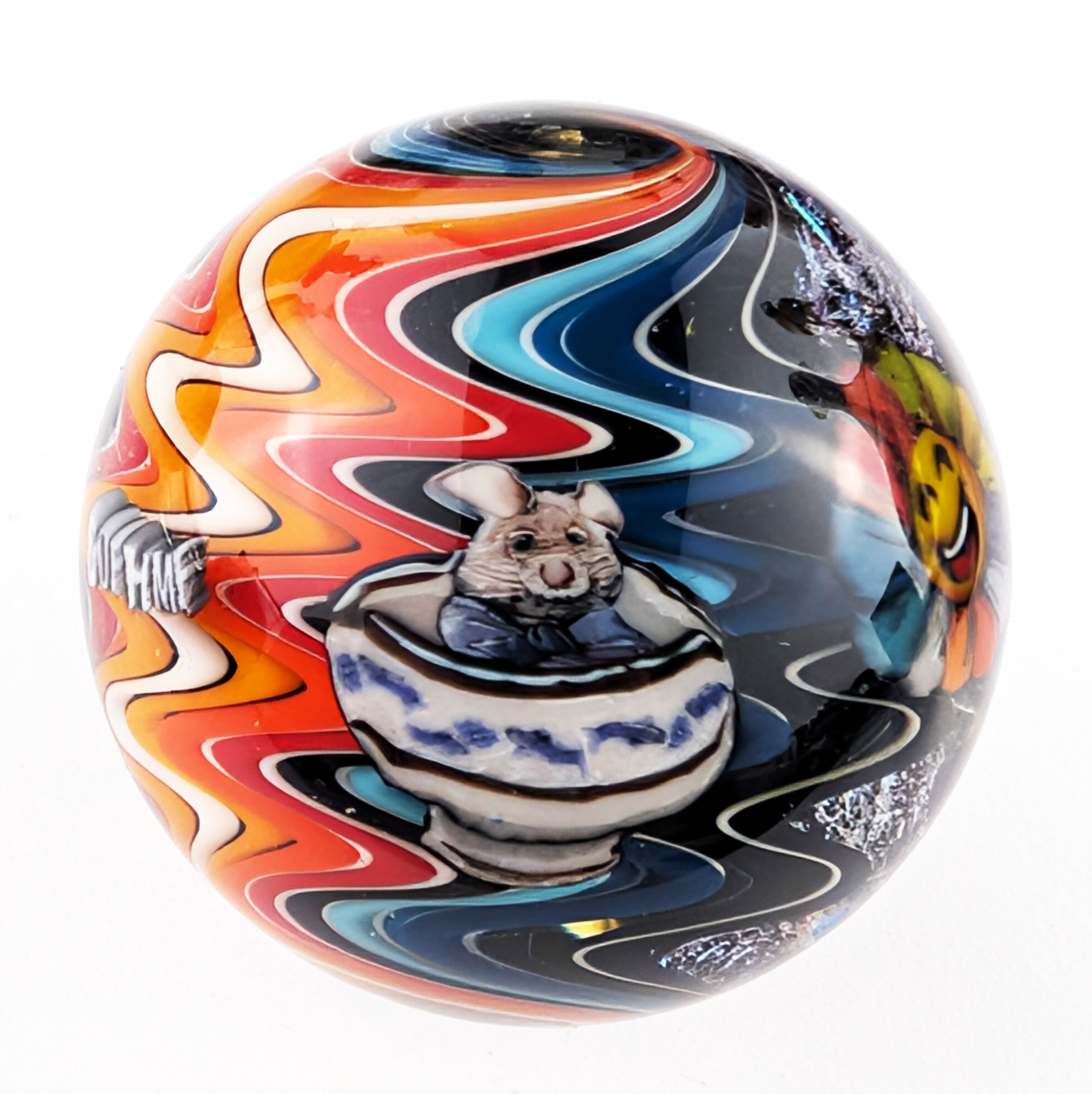 Cheshire cat marble