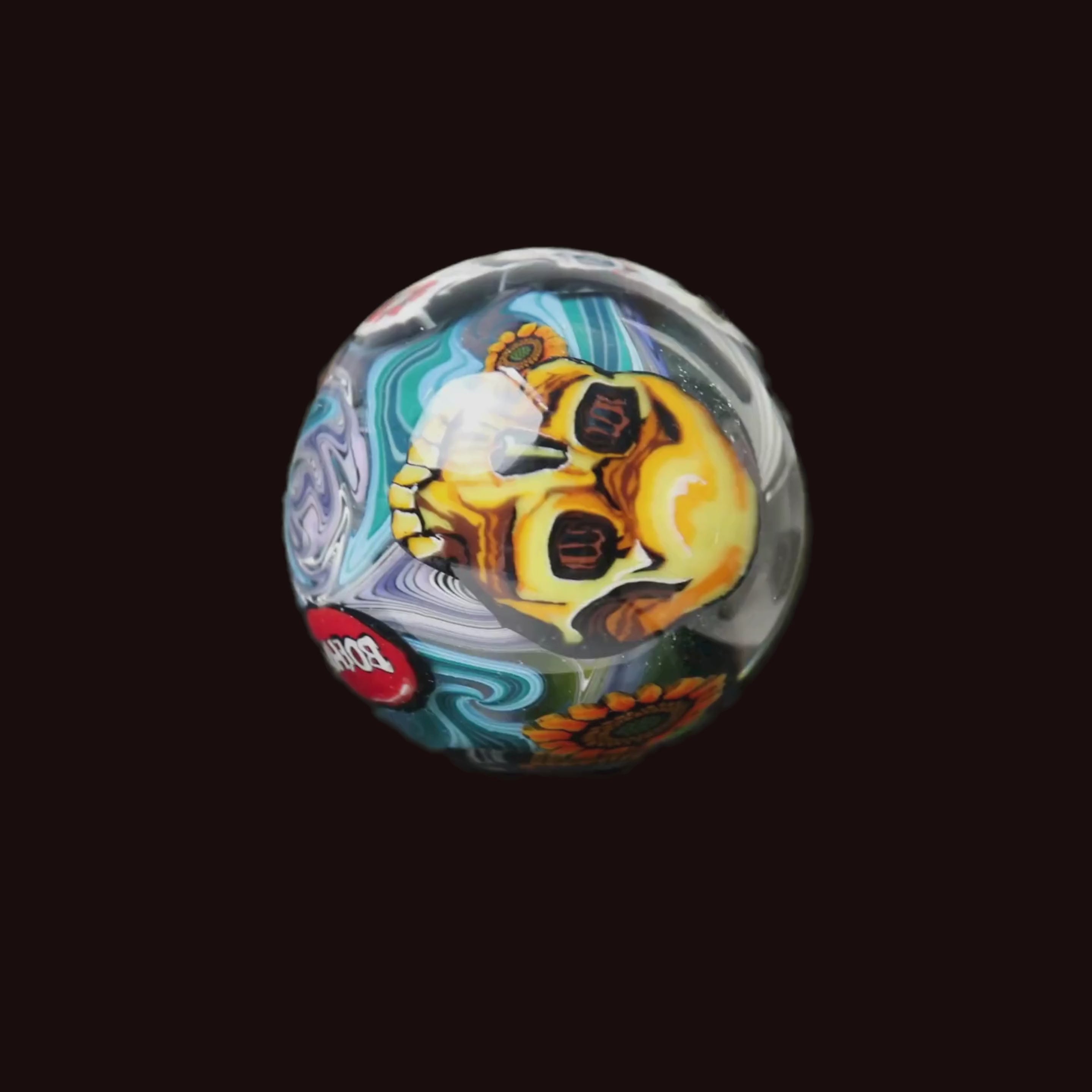 Load video: Skull Marble